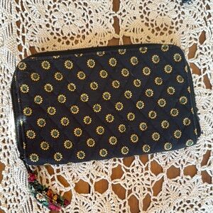 Black Floral Women's Bag